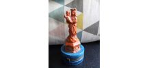  boite faience Notre Dame de France  statuette