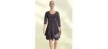 Robe Noire Bohème Rock &amp; Mesh – Style Gothique Chic – K Woma