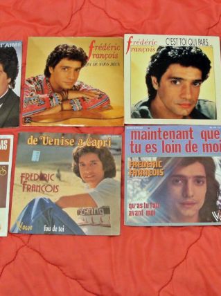 lot de disques 45 tours  frederic Francois 