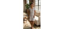 Robe Courte Imprimée Gerard Pasquier – Chic, Géométrique &amp;amp; F