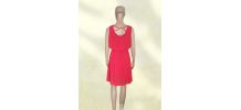 Robe Courte Rouge Fluide - Coupe Italienne &amp; Dos Nu Bijou T3