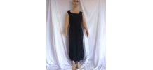 Élégante Robe Longue Noire Hugan'co- Taille 40
