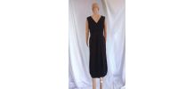 Élégante Robe Longue Noire Hugan'co- Taille 40