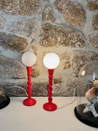 2 Lampes "Bilboquet"