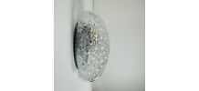 ANCIENNE APPLIQUE VERRE BULLE VINTAGE
