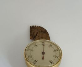 Ancien Thermomètre  de Bureau Tête de Cheval