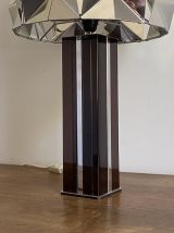 Lampe cinétique. 1970. Plexiglas fumé. Space age.
