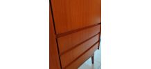 Armoire secrétaire en teck vintage 
