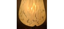  lampe veilleuse art deco fer forgé , 32x12 tres bon etat