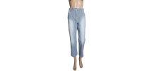Pantalon 7/8ème Rayé Bleu et Blanc - Un Jour Ailleurs (Taill