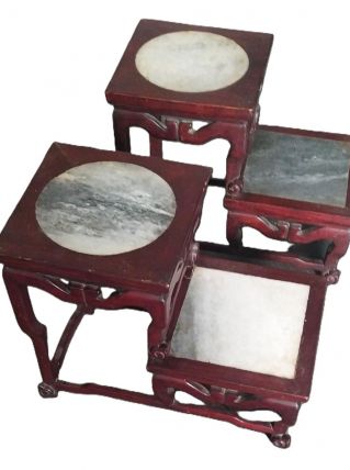 Paire de sellettes anciennes