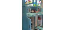 buffet mado avec vitraux