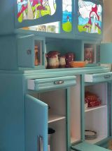 buffet mado avec vitraux