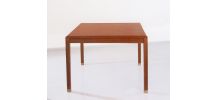 Table haute carrée signée Louis Cane