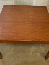 Table haute carrée signée Louis Cane
