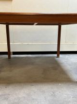 Table haute carrée signée Louis Cane