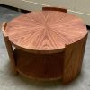 Table basse ronde en palissandre