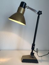 Lampe vintage 1950 architecte Super Chrome champagne - 55 cm