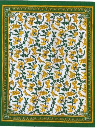 Set De Table Hermès Paris Chasse En Inde + Boite + Sac