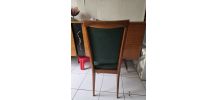 Lot de 6 chaises style scandinave vertes 