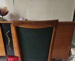 Lot de 6 chaises style scandinave vertes 