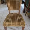 Lot de 4 chaises en velours verts