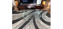 Table basse David Lange 1980. 120x70.