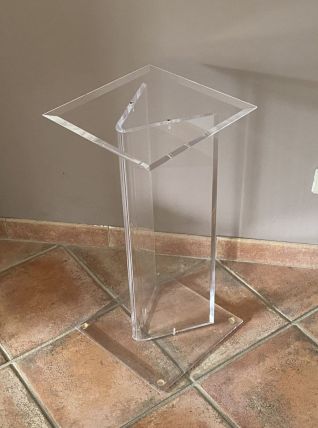 Console David Lange 1980. Plexiglas.