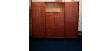 Armoire secrétaire vintage, années 50/60 - Style reconstruct