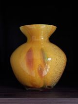 Vase Vintage La Rochère - Verre Marbré Signé