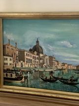Venise - Le grand canal - inspiration Canaletto &amp; Guardi - S