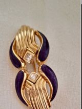 Broche-Pendentif Vintage GUY LAROCHE Signée -