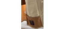 Parka Vintage Coton Et Cuir Malboro Classics - Excellent Éta