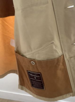 Parka Vintage Coton Et Cuir Malboro Classics - Excellent Éta