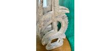 Ancien Couple de Cimiers Ciwara Bambara – Mali – Patine 