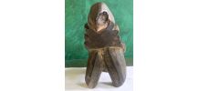 Ancien Siège Lobi "Échassier" - Burkina Faso - Art Tribal