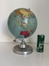 Globe terrestre vintage 1961 mappemonde Taride Paris - 33 cm