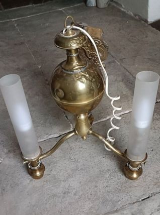 Lustre en laiton 