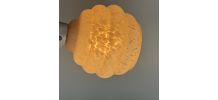 PAIRE D’ANCIENNES APPLIQUES VINTAGE EN VERRE DE CLICHY  