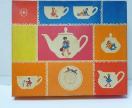 Dinette service à thé porcelaine 8 pièces 1960