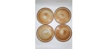 Set de 6 assiettes plates à bord droit