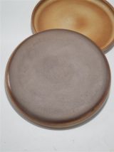 Set de 6 assiettes plates à bord droit