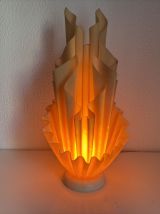 Lampe vintage 1970 Georgia Jacob modèle Corolle - 51 cm