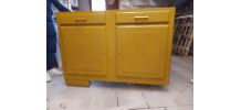 BUFFET VINTAGE MADO + PLAQUE DE MARBRE ENTRE LE HAUT ET BAS