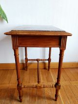 Table de milieu bureau marbre style Louis XVI 
