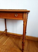 Table de milieu bureau marbre style Louis XVI 