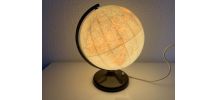 Globe vintage 1960 terrestre lampe Süd-west verlag Munchen  