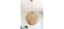 Suspension design abaca style bohème vintage 