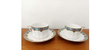 Service à café Limoges Chabrol &amp;amp; Poirier 1925 art déco 