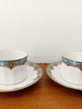 Service à café Limoges Chabrol &amp; Poirier 1925 art déco 